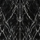 6mm 63x126 Nero Marquina Block 26 Bookmatch Cut Polished Rectified Sintered Slab