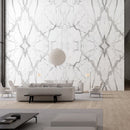 12mm 64x127 Statuario Block 17 Bookmatch Cut Polished Sintered Slab