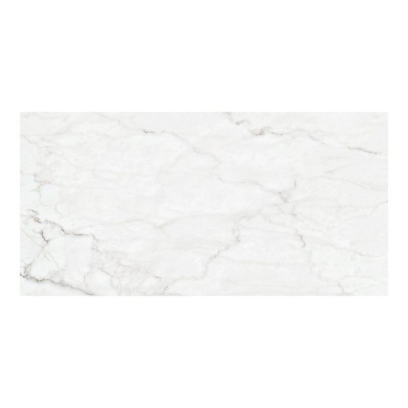24x48 Oslo White Polished Porcelain Tile (32 CT/PA)