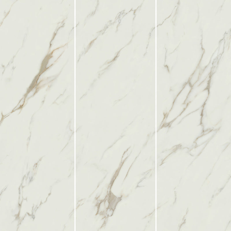 9mm 36x104 Calacatta Oro Porcelain Polished Slab Final Sale (900x2600 mm)