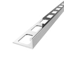 1/2"(12.5mm)x8' Diaplas Aluminum Regular L Shaped Bright Anodized Profile