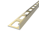 1/2"(12.5mm)x8' Diaplas Aluminum Regular L Shaped Bright Brass Anodized Profile