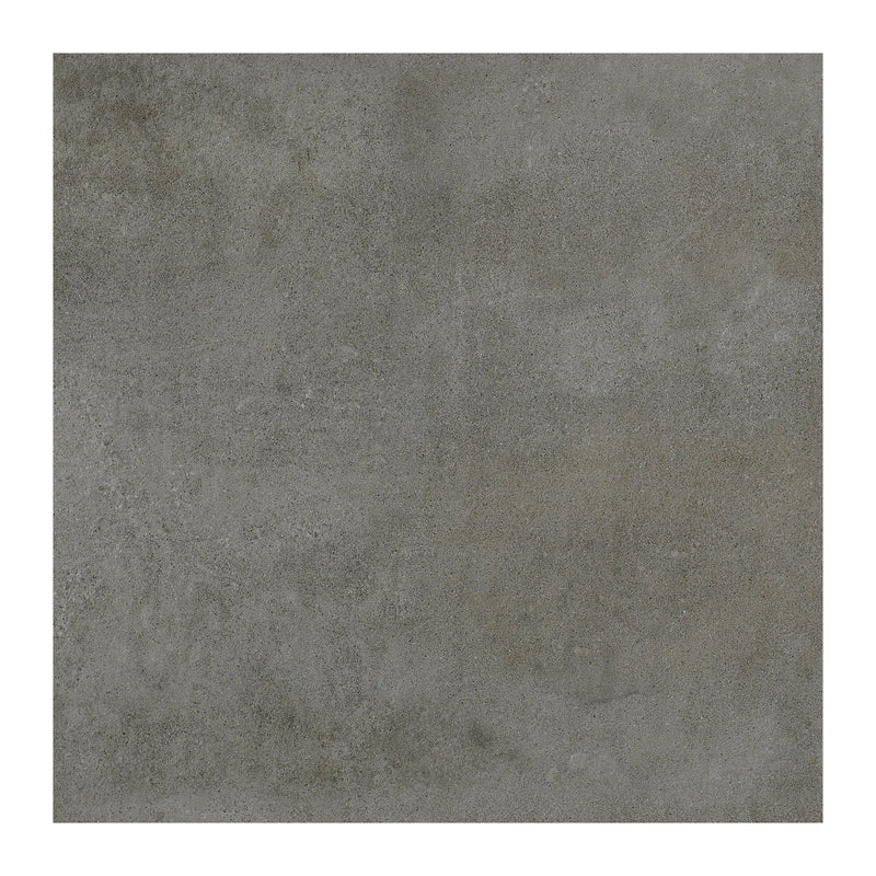 24x24 Cinder Grey Cement Look Matte Porcelain Tile