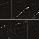 10.5mm 36x72 Black and White Root Polished Porcelain Slab Final Sale (24 CT/PA)