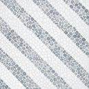 Cabana River Axis Pebble Tumbled Marble Mosaic