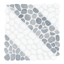 Cabana River Axis Pebble Tumbled Marble Mosaic