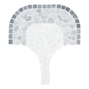 Cabana River Flow Pebble Tumbled Marble Mosaic