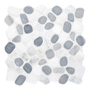 Cabana River Blend Pebble Tumbled Marble Mosaic