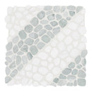 Cabana Jade Axis Pebble Tumbled Marble Mosaic