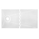 32x60 Prova - Prefabricated Sloped Pan, Off-Set Drain