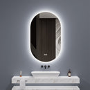 19.7"x31.5" Runway Oval Frameless Wall Mirror (Size WxH: 50x80cm)