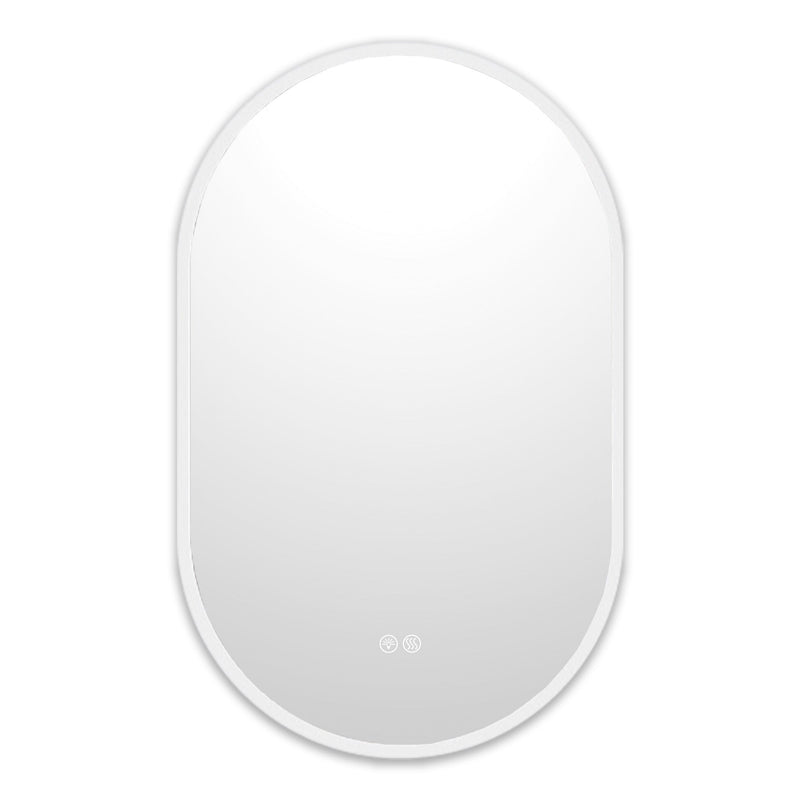 19.7"x31.5" Runway Oval Frameless Wall Mirror (Size WxH: 50x80cm)