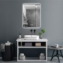 31.5"x23.6" Rectangle Round Corner Frameless Wall Mirror (WxH: 80x60cm)