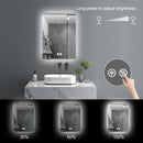 31.5"x23.6" Rectangle Round Corner Frameless Wall Mirror (WxH: 80x60cm)