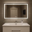 48.0"x31.5" Rectangle Frameless Wall Mirror (Size WxH: 122x80cm)